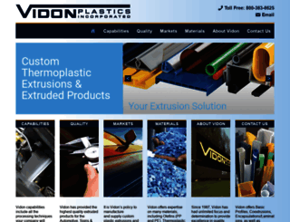 vidonplastics.com screenshot