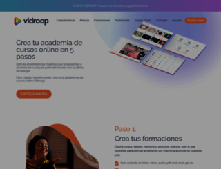 vidroop.es screenshot