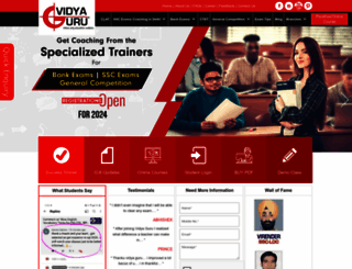 vidyaguru.in screenshot