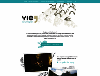 vie-nomade.com screenshot