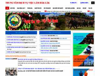 vieclamdaklak.net screenshot