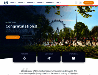 vienna-marathon.com screenshot