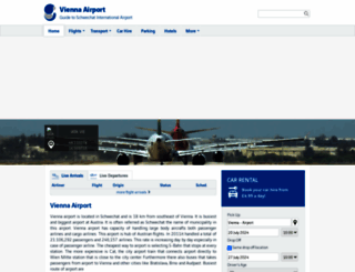 viennaairport.net screenshot