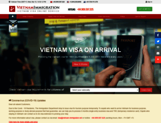 vietnam-immigration.net screenshot