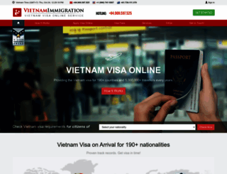 vietnam-immigration.net screenshot