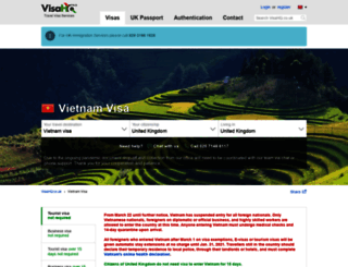 vietnam.visahq.co.uk screenshot