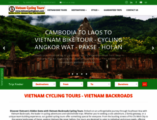 vietnamcyclingtours.com screenshot