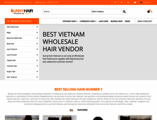 vietnamhairsuppliers.com screenshot