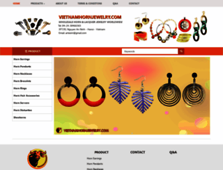 vietnamhornjewelry.com screenshot