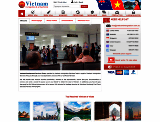 vietnamimmigration.com.au screenshot