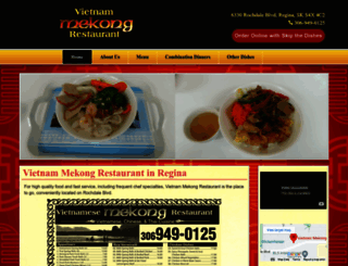 vietnammekongrestaurant.ca screenshot