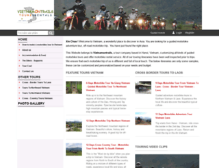 vietnamontrails.com screenshot