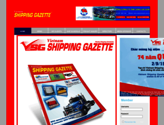 vietnamshippinggazette.com screenshot