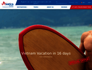 vietnamtravel.asiatica.com screenshot
