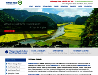vietnamtravel24.com screenshot