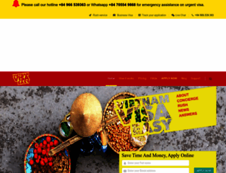 vietnamvisa-easy.com screenshot