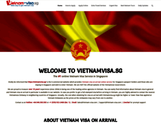 vietnamvisa.sg screenshot
