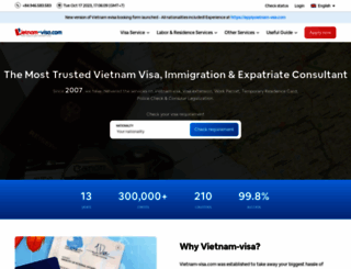 vietnamvisaexpress.com screenshot