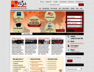 vietnamvisaonentry.com screenshot