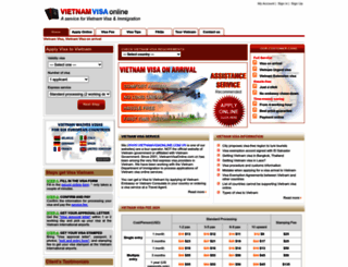 vietnamvisaonline.com.vn screenshot