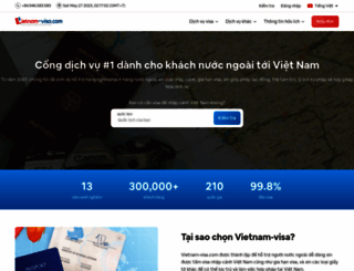 vietnamvisas.org.vn screenshot