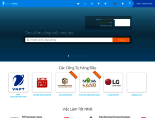 vietnamworks.com.vn screenshot