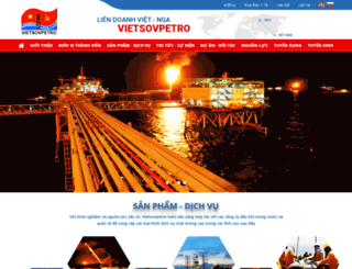 vietsov.com.vn screenshot