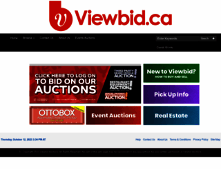 viewbid.ca screenshot