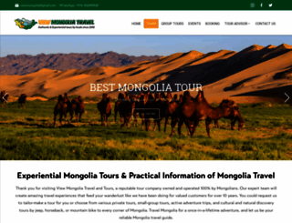 viewmongolia.com screenshot