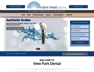 viewparkdental.com screenshot