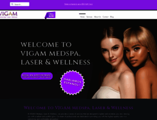 vigammedicalspa.com screenshot