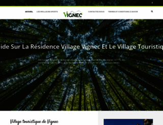 vignec-village.fr screenshot