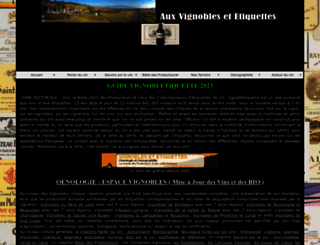 vignobletiquette.com screenshot