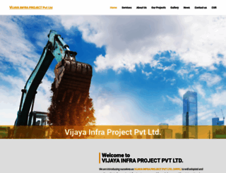 vijayainfraproject.com screenshot