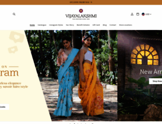 vijayalakshmisilks.com screenshot