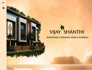 vijayshanthibuilders.com screenshot