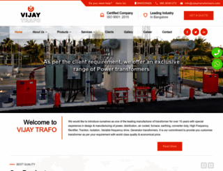 vijaytransformers.com screenshot