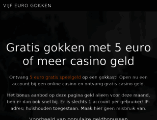 vijfeuromarkt.nl screenshot