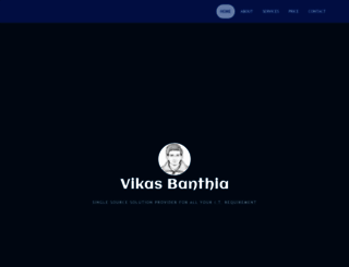 vikasbanthia.in screenshot