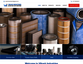 vikashindustries.com screenshot