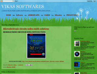 vikassoftwares.blogspot.in screenshot