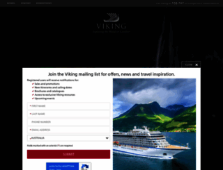vikingcruises.com.au screenshot