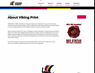 vikingprint.co.za screenshot
