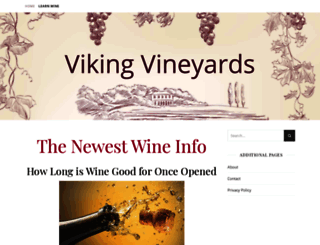 vikingvineyards.com screenshot