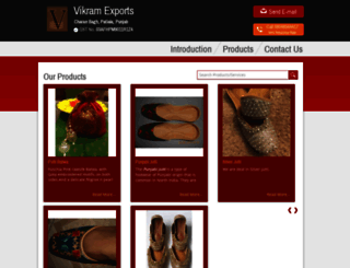 vikramexportsindia.com screenshot