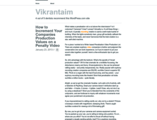 vikrantaim.wordpress.com screenshot