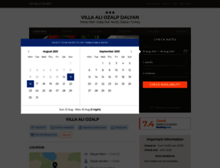 villa-ali-ozalp.dalyan.hotels-tr.net screenshot