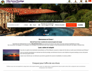 villa-corse-prestige.com screenshot
