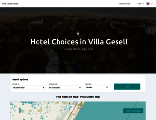 villa-gesell-hotels.com screenshot