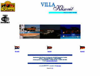 villa-klisovic.hr screenshot